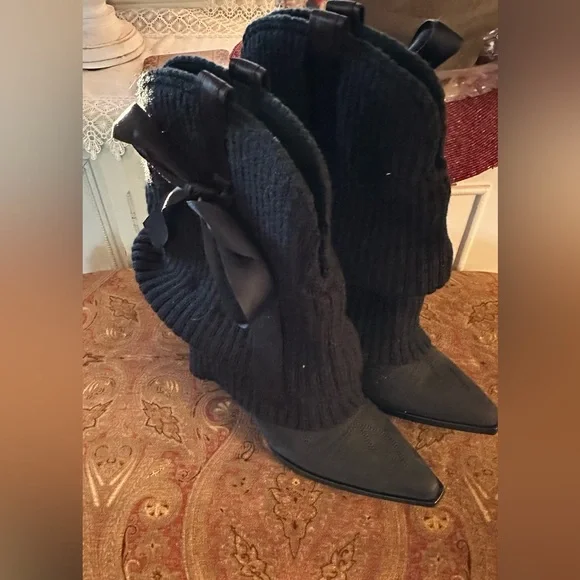 Jeffrey Campbell x Free People Understated Leather Center Stage Ballet Boots - Picture 6 of 10